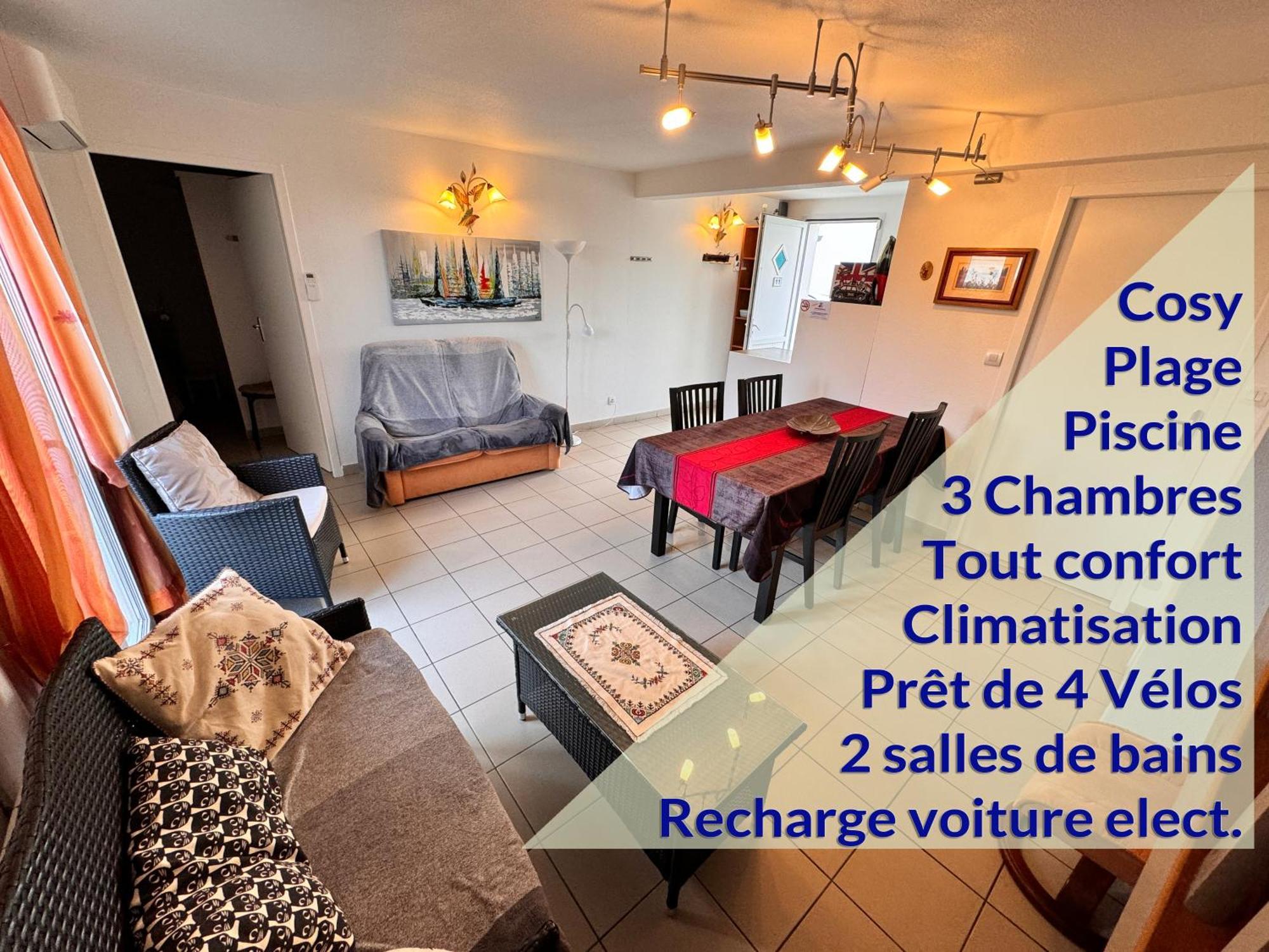 Les Amareyeurs - Ile D'Oleron - Maison Classee 3 Etoiles Avec Piscine - Clim - Velos Le Château-dʼOléron المظهر الخارجي الصورة